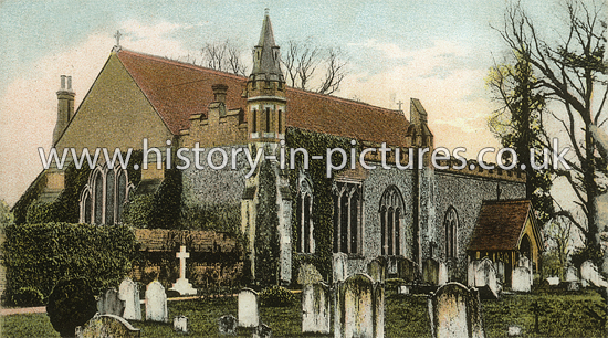 St. Andrew's Church, Hatfield Peverel, Essex. c.1907